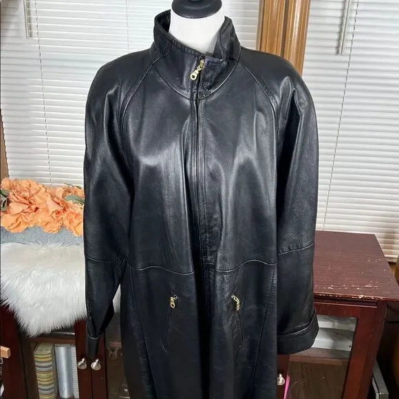 Pierce Arrow Leather Coat Size XXL - Picture 2 of 6
